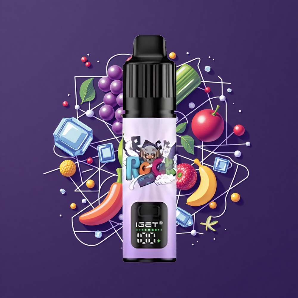 The Ultimate Vaping Experience: IGET BAR PLUS S3 POD 10000 - Grape Ice