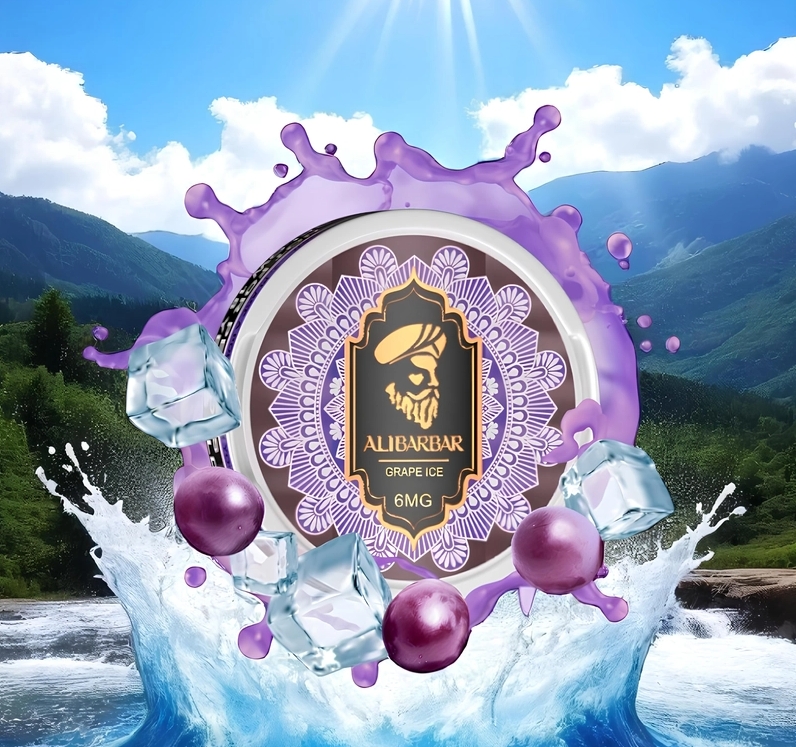 Alibarbar Nicotine Pouches - Grape Ice: A Refreshing Revolution in the Australian Market